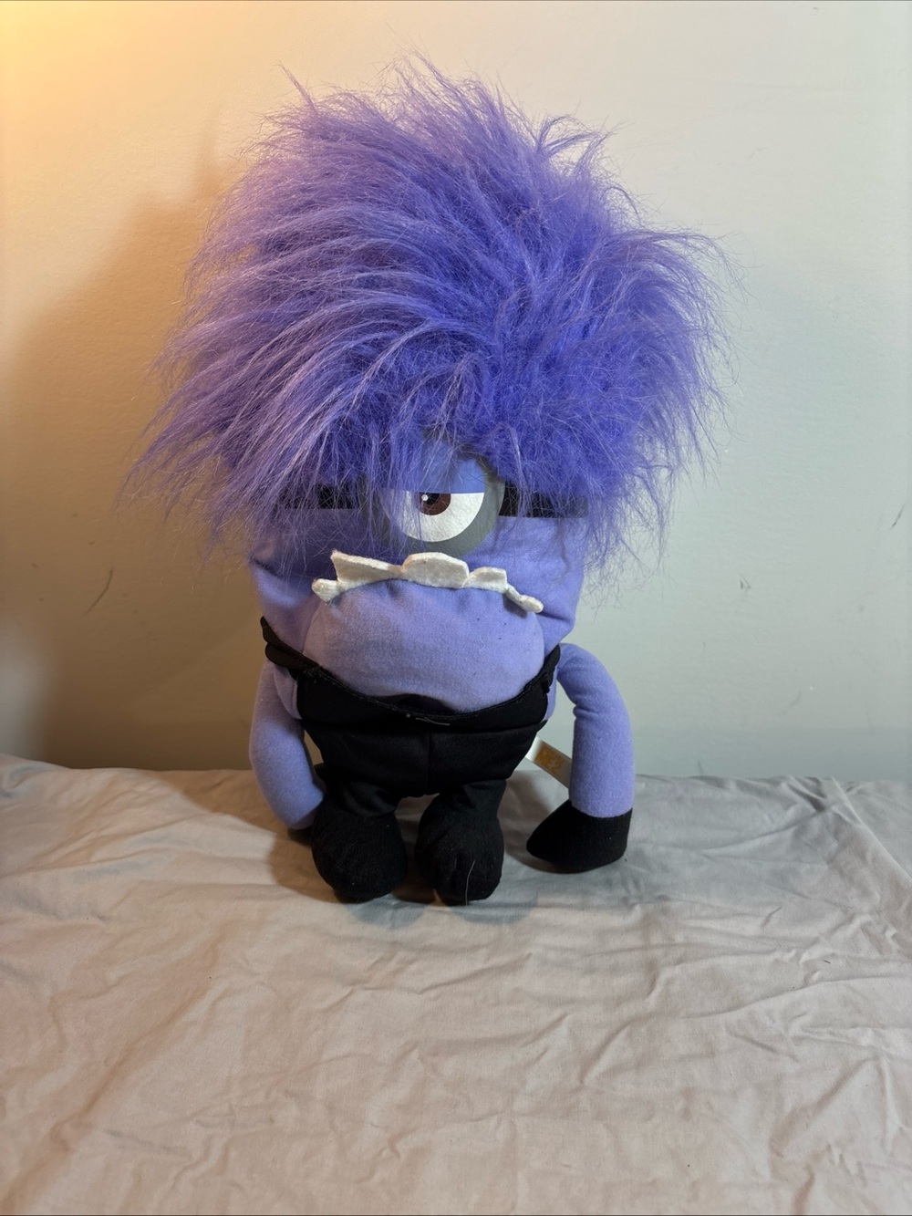 Purple Evil Minion Plush Stuffed Animal Toy